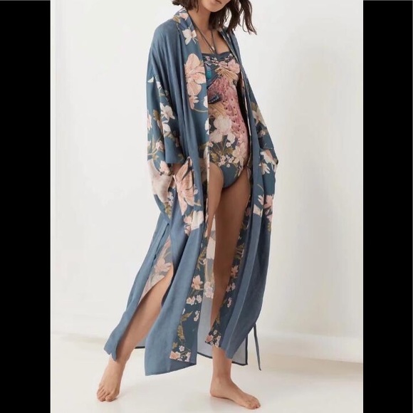 Bird Of Paradise Gypsy Bohemian Kimono - Picture 8 of 16